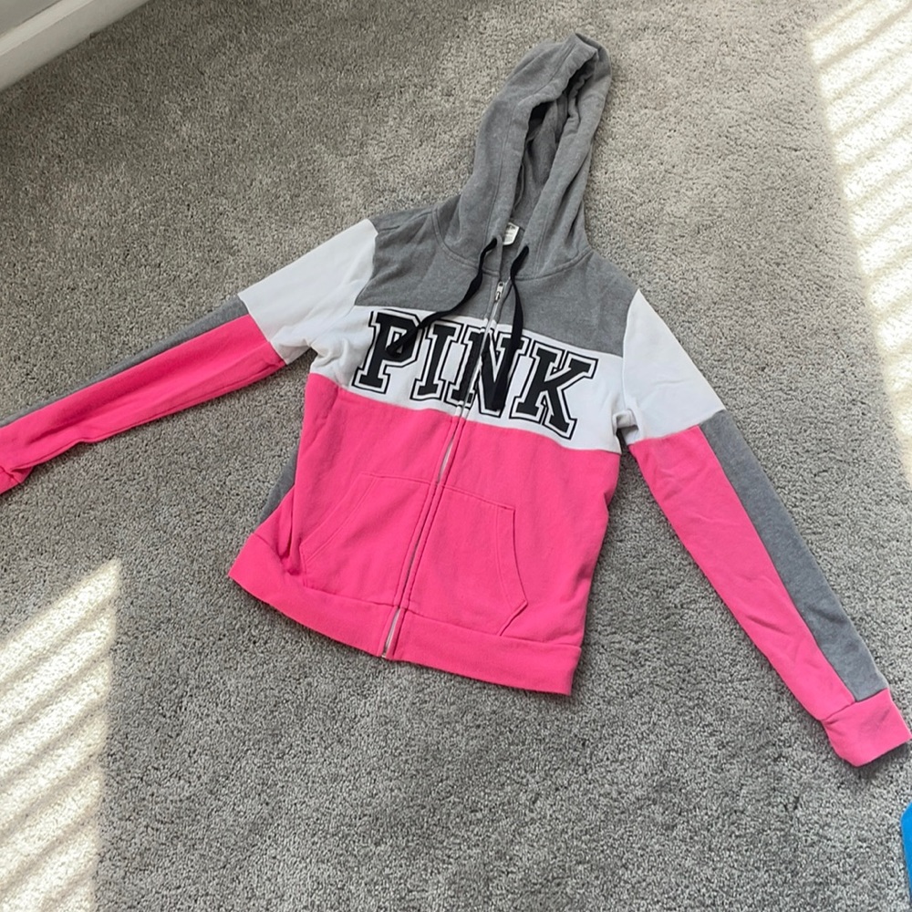 Pink hoodie